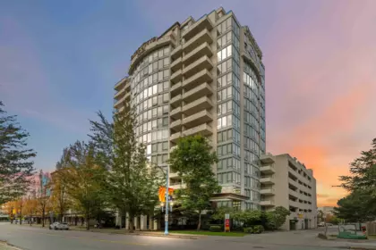 Aerial View of 1307 5911 Alderbridge Way, Richmond, BC