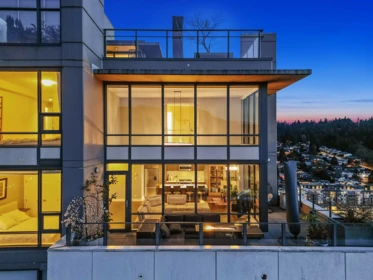 Aerial View of 2603 301 Capilano Road, Port Moody, BC