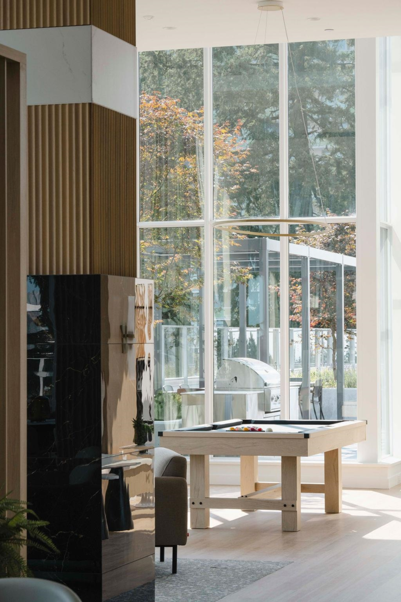 Living Room Photo of 806 4988 Bennett Street, Burnaby, BC