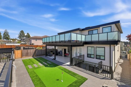 Aerial View of 8061 11th Avenue, Burnaby, BC