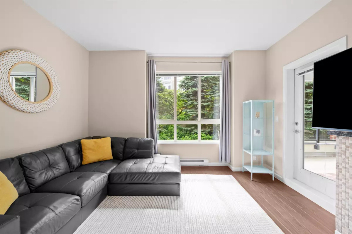 Living Room Photo of 209 270 Francis Way, New Westminster, BC