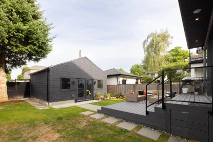 Aerial View of 4626 Windsor Street, Vancouver, BC
