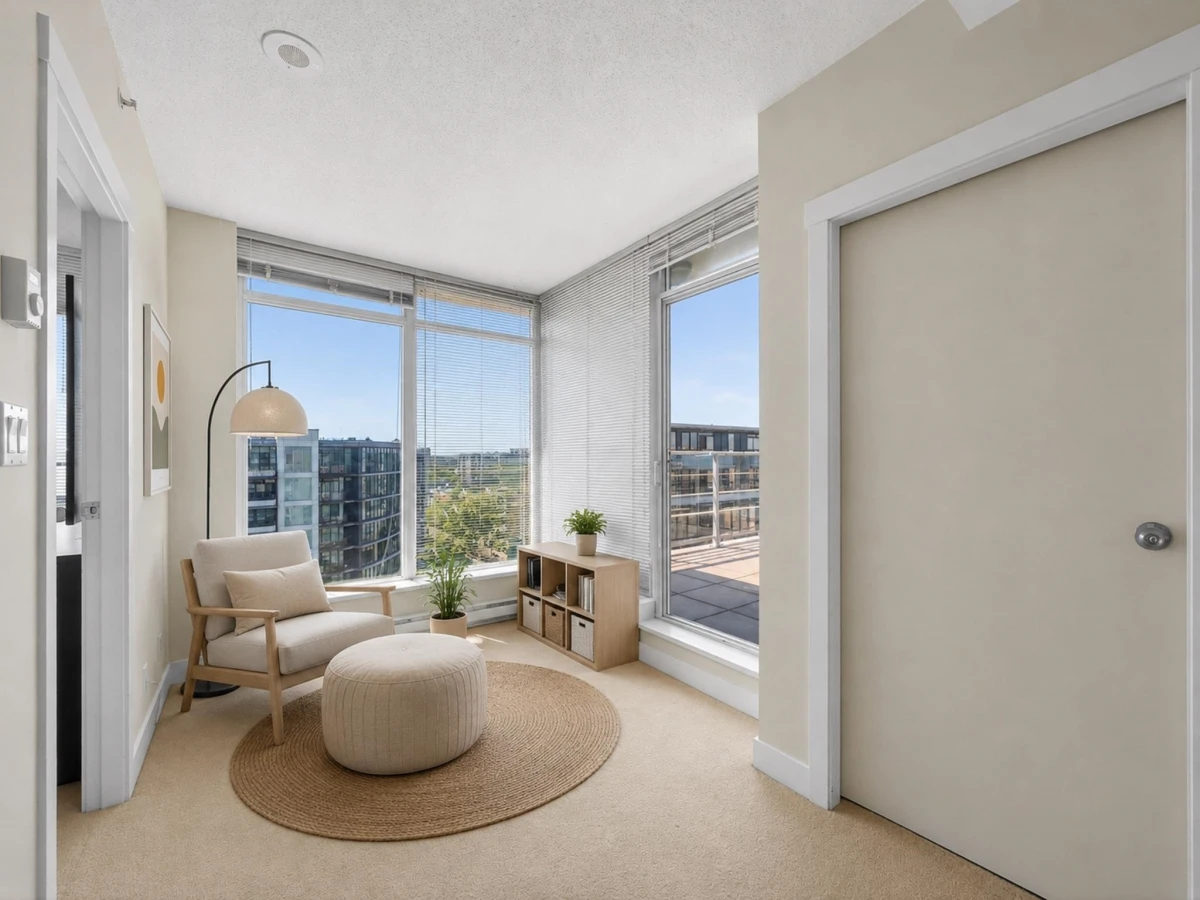 Living Room Photo of 1803 8068 Westminster Highway, Richmond, BC