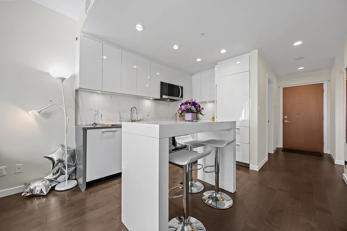 Dining Area Photo of 1206 5728 Berton Avenue, Vancouver, BC