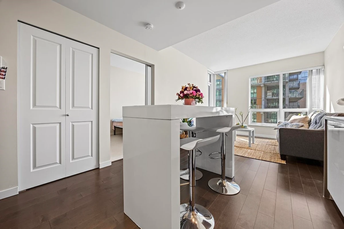 Family Room Photo of 1206 5728 Berton Avenue, Vancouver, BC