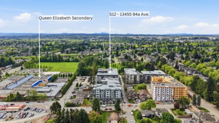 Front Yard Photo of 512 13455 94a Avenue, Surrey, BC