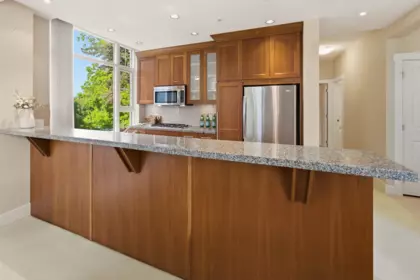 Kitchen Island Photo of 305 4759 Valley Drive, Vancouver, BC