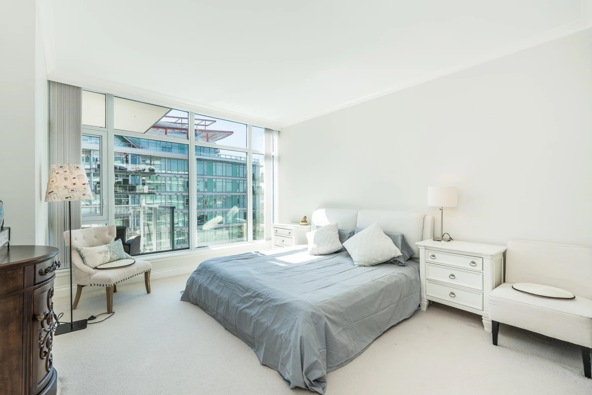Living Room Photo of 703 175 Victory Ship Way, North Vancouver, BC