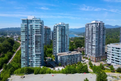Backyard Photo of 905 308 Morrissey Road, Port Moody, BC