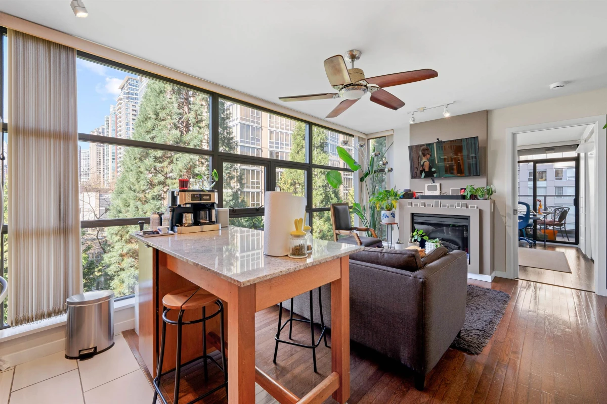 Living Room Photo of 601 989 Beatty Street, Vancouver, BC