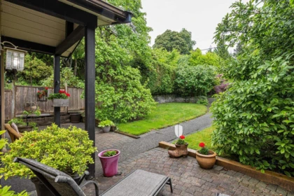 Aerial View of 3491 St. Georges Avenue, North Vancouver, BC