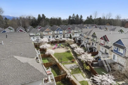 Backyard Photo of 32 1108 Riverside Close, Port Coquitlam, BC