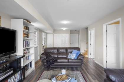 Basement Recreation Room Photo of 32 1108 Riverside Close, Port Coquitlam, BC