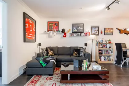 Basement Recreation Room Photo of 307 3939 Hastings Street, Burnaby, BC