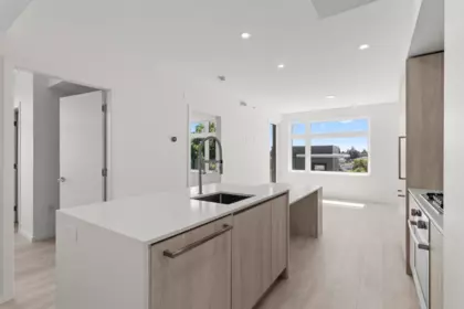 Kitchen Island Photo of 305 3264 Vanness Avenue, Vancouver, BC