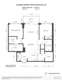 Walk-In Closet Photo of 718 8488 Cornish Street, Vancouver, BC