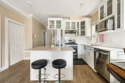 Kitchen Island Photo of 201 4577 Slocan Street, Vancouver, BC