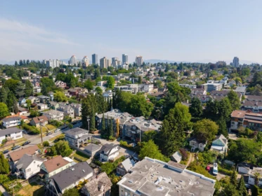 Aerial View of 303 230 Mowat Street, New Westminster, BC