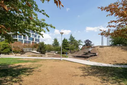 Outdoor Patio Photo of 1602 8833 Hazelbridge Way, Richmond, BC