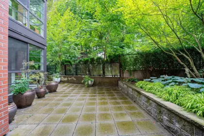 Backyard Photo of 105 733 W 3rd Street, North Vancouver, BC