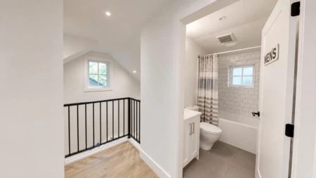 Aerial View of 3363 W 15th Avenue, Vancouver, BC