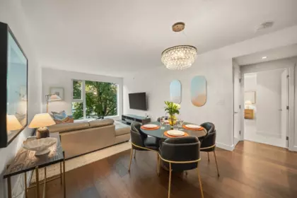 Dining Area Photo of 702 7228 Adera Street, Vancouver, BC