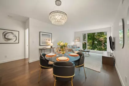Family Room Photo of 702 7228 Adera Street, Vancouver, BC