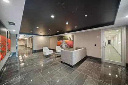 Living Room Photo of 702 7228 Adera Street, Vancouver, BC