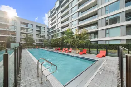 Outdoor Deck Photo of 702 7228 Adera Street, Vancouver, BC