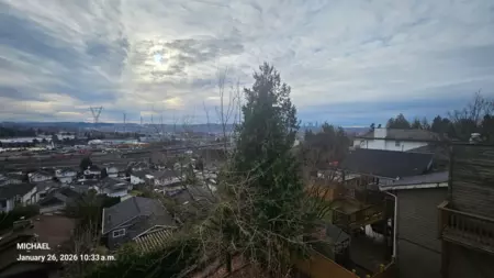 Aerial View of 197 Warrick Street, Coquitlam, BC