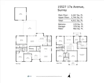 15527 17a Avenue, Surrey, BC, Surrey — Single Family Residence for sale