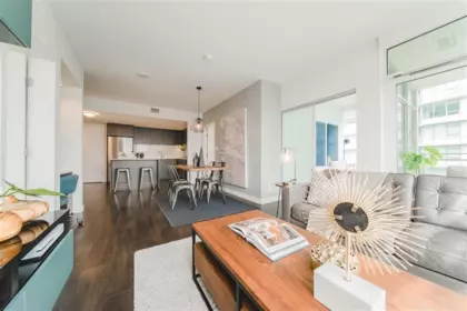 Living Room Photo of 1202 111 E 1st Avenue, Vancouver, BC