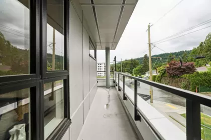 Aerial View of 206 623 Kemsley Avenue, Coquitlam, BC
