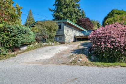 Aerial View of 5134 Radcliffe Road, Sechelt, BC