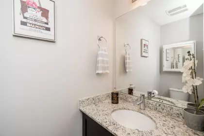 Powder Room Photo of 13 2183 Prairie Avenue, Port Coquitlam, BC