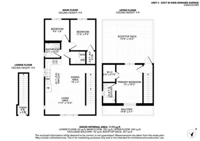 2 2557 W King Edward Street, Vancouver, BC, Vancouver — Townhouse for sale