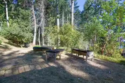 Aerial View of 1361 Sturdies Bay Road, Galiano Island, BC