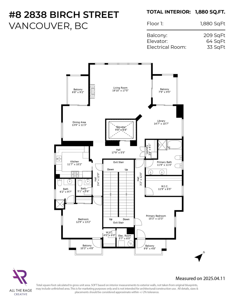 Fitness Center Photo Near 8 2838 Birch Street, Vancouver, BC