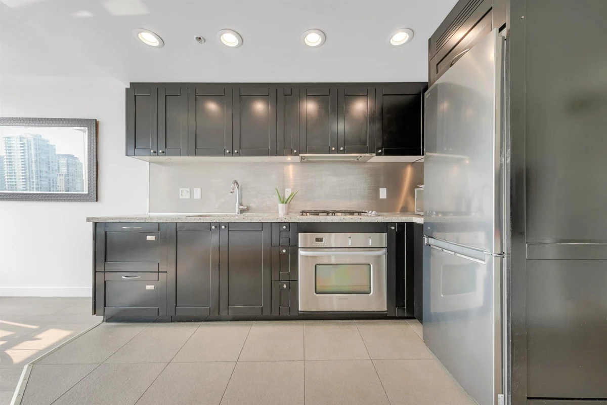 Living Room Photo of 516 1133 Homer Street, Vancouver, BC