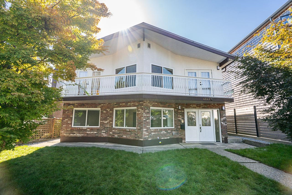 Exterior Front Photo of 4346 Dundas Street, Burnaby, BC
