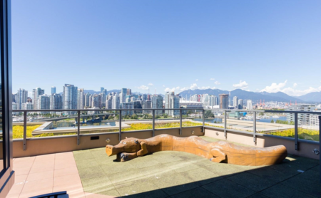 Aerial View of 268 W 1st Avenue, Vancouver, BC