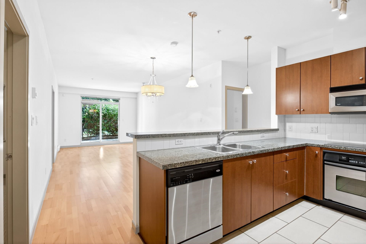 Exterior Rear Photo of 111 100 Capilano Road, Port Moody, BC