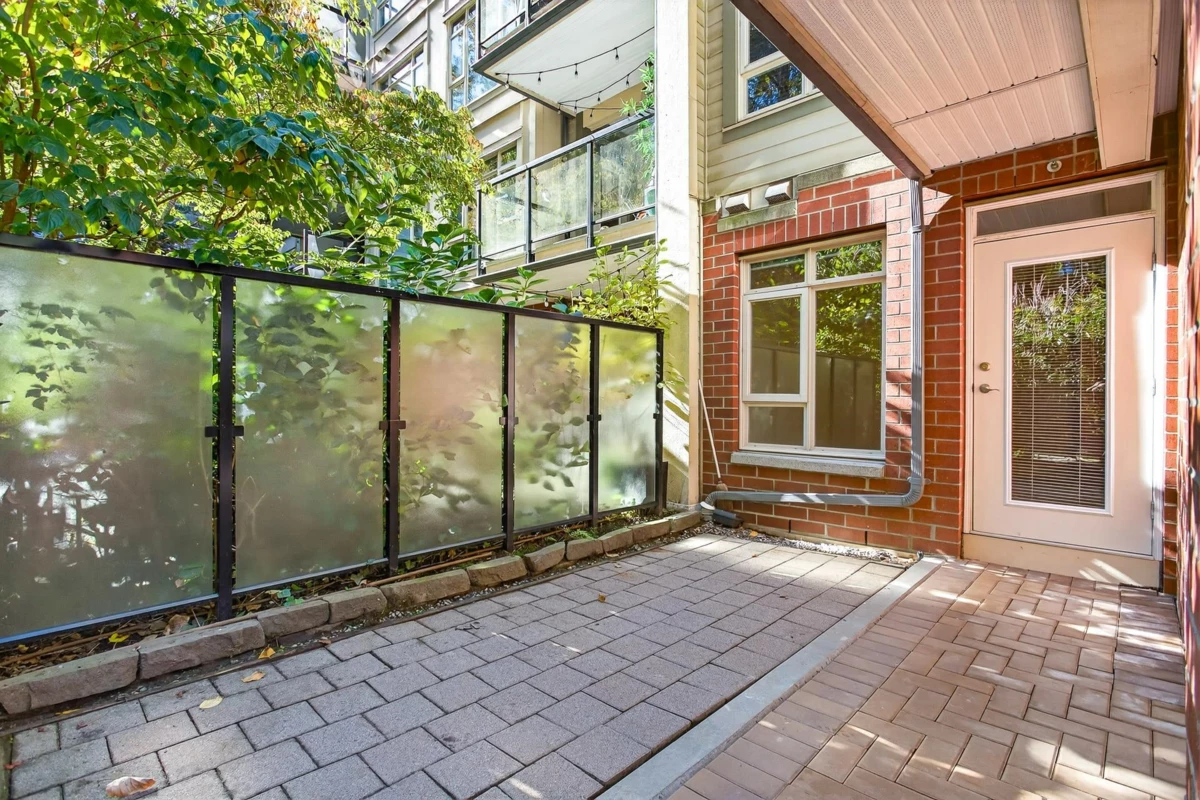 Outdoor Patio Photo of 111 100 Capilano Road, Port Moody, BC