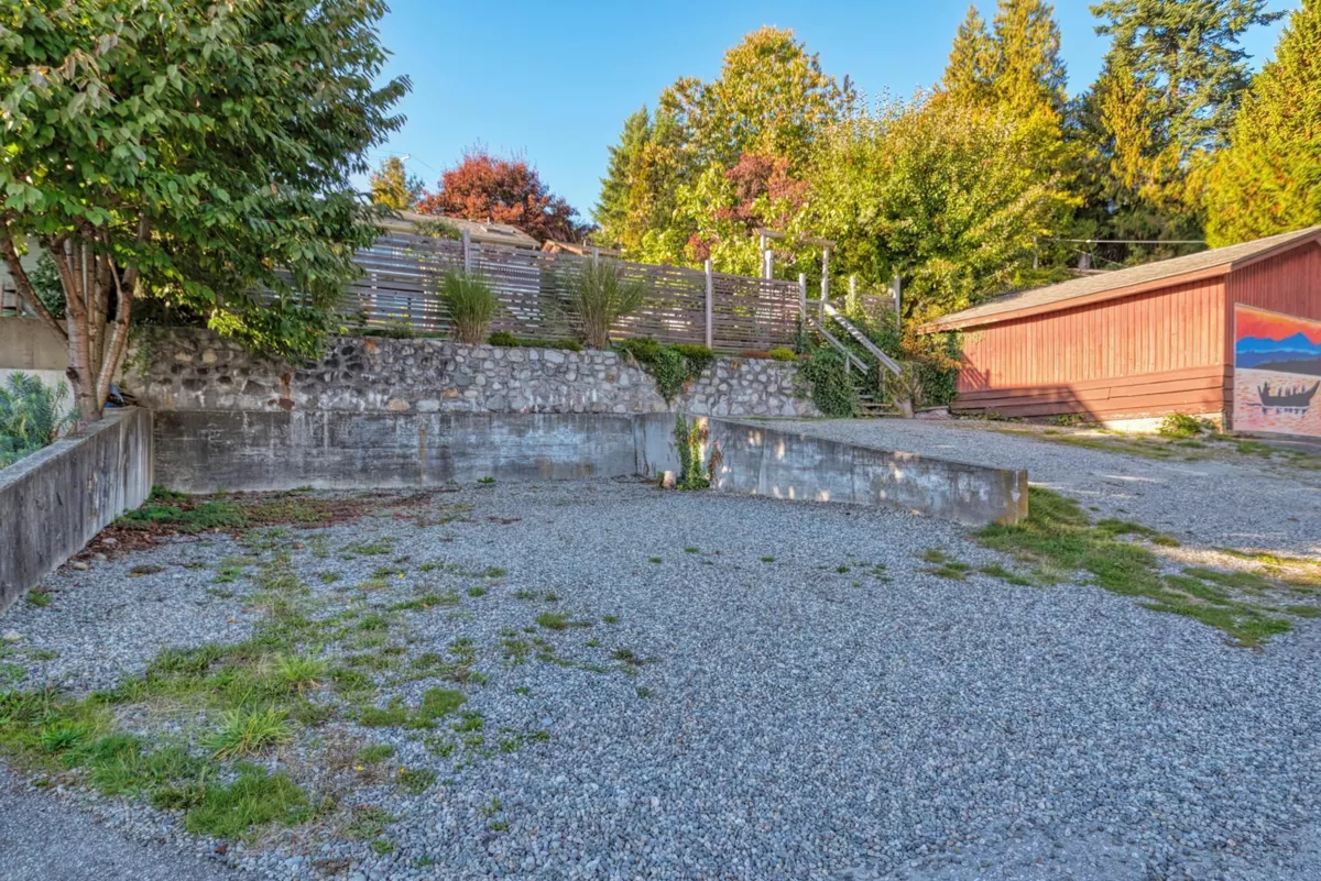 Aerial View of 648 Gibsons Way, Gibsons, BC