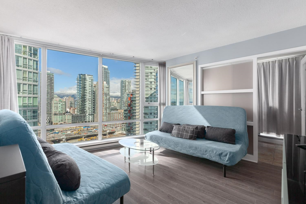 Bedroom 3 Photo of 2706 1438 Richards Street, Vancouver, BC