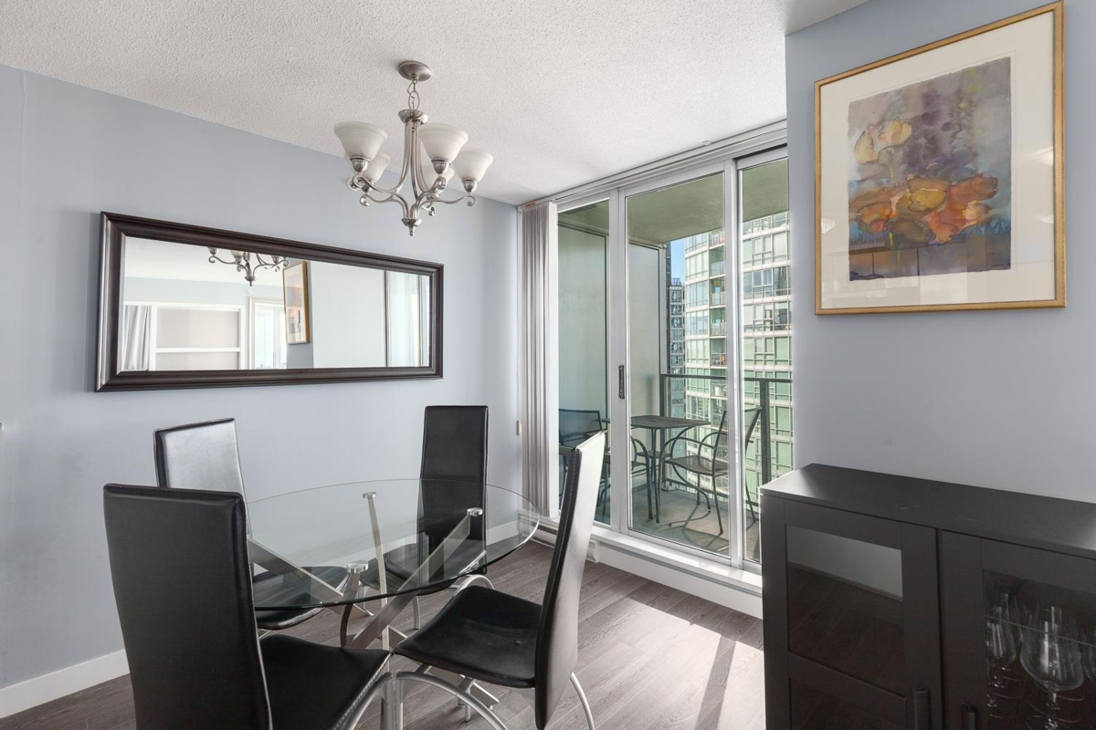 Dining Area Photo of 2706 1438 Richards Street, Vancouver, BC