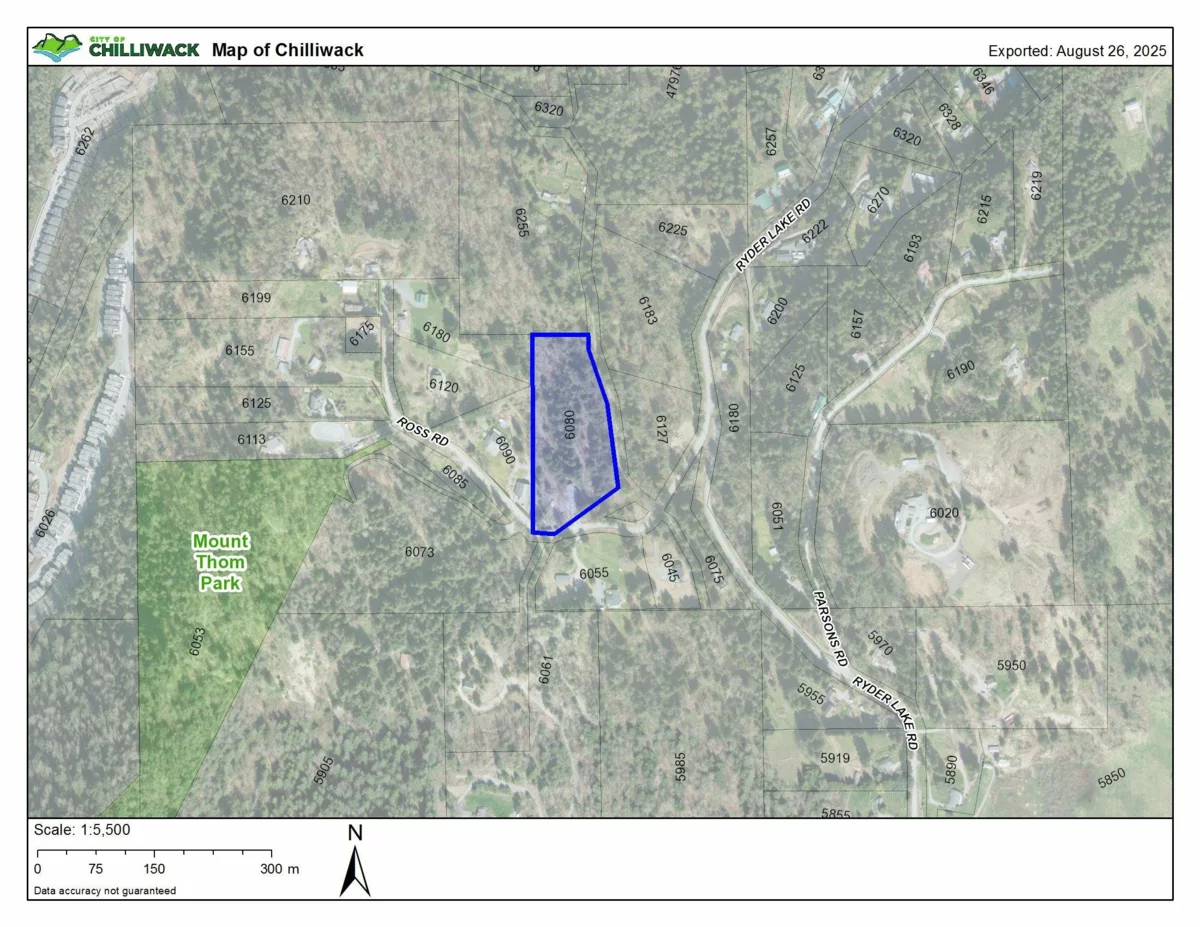Playground / Recreational Area Near 6080 Ross Road, Chilliwack, BC