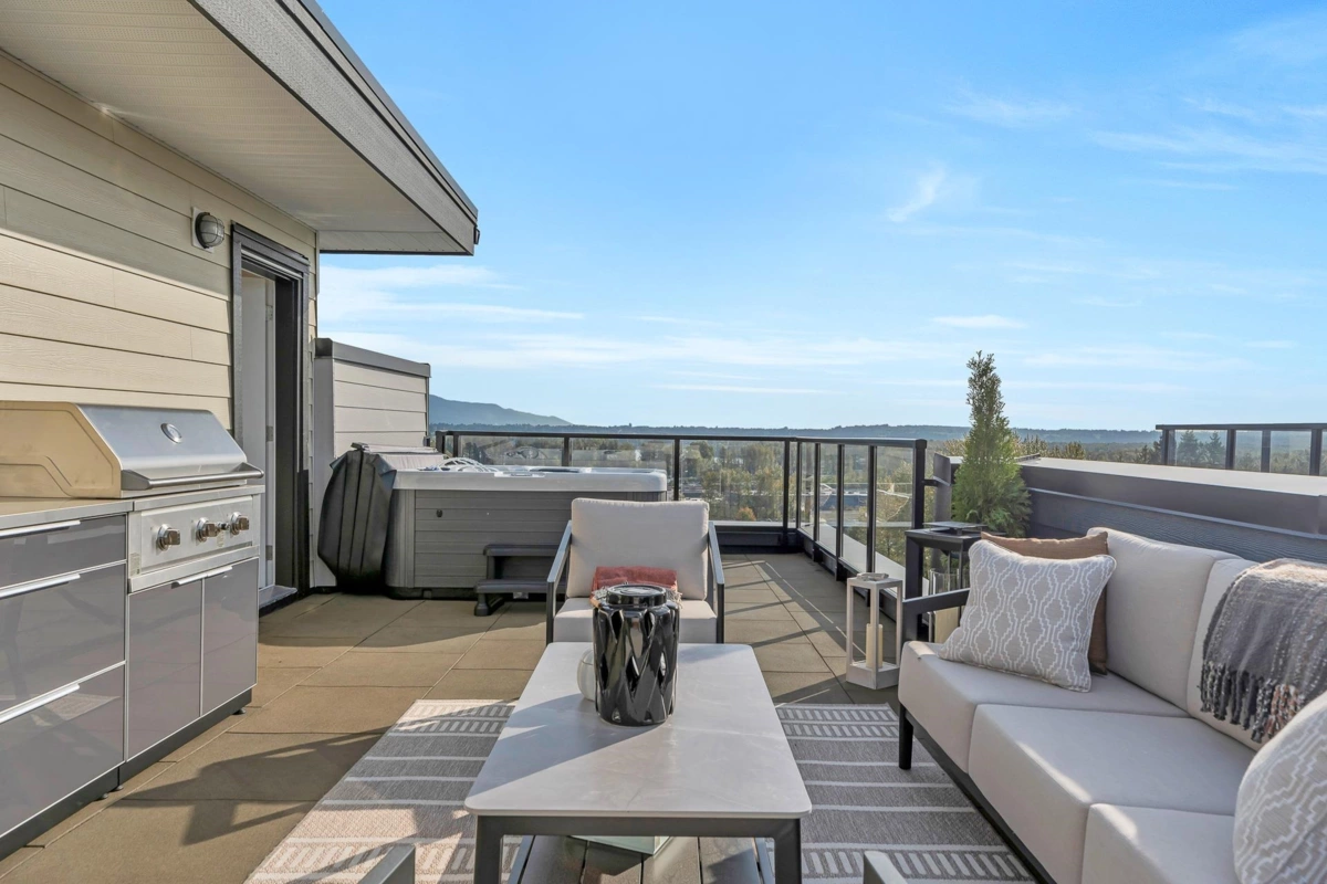 Aerial View of 64 7381 Preston Boulevard, Mission, BC