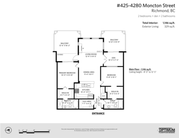 Outdoor Deck Photo of 425 4280 Moncton Street, Richmond, BC