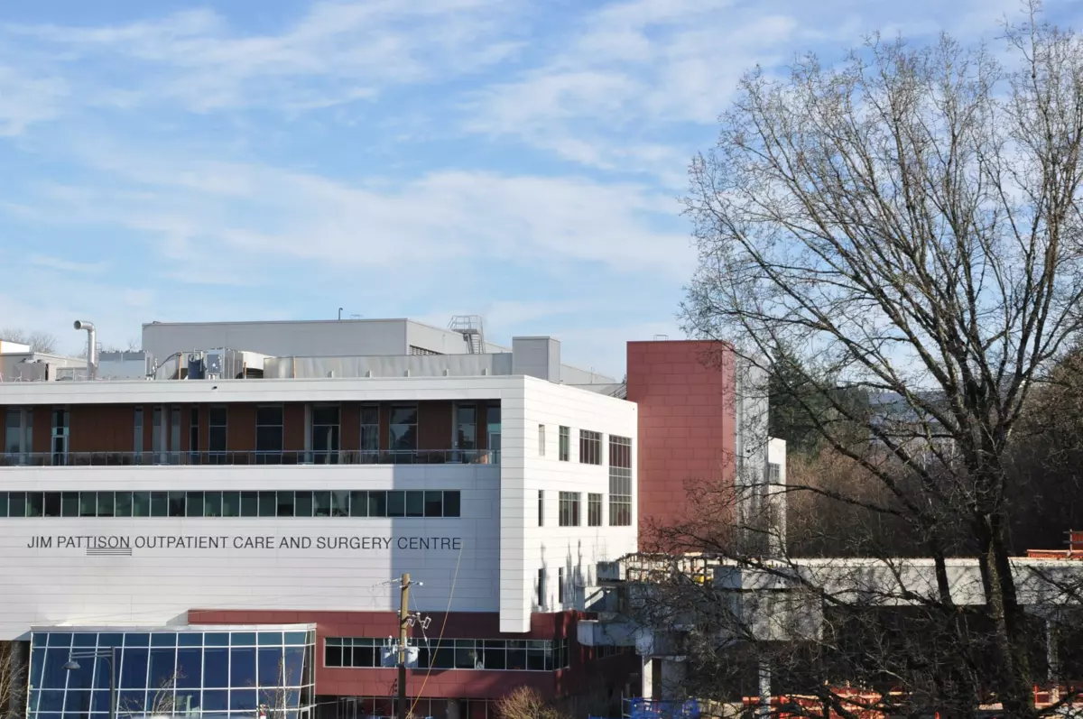 Aerial View of 506 13978 Fraser Highway, Surrey, BC